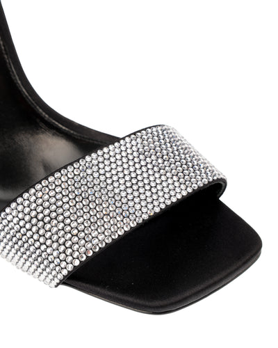 SERGIO ROSSI SANDAL WITH SILVER STRASS