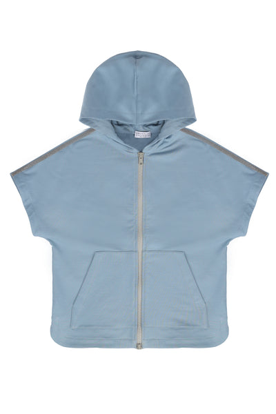 BRUNELLO CUCINELLI KIDS HOODIE SWEATSHIRT