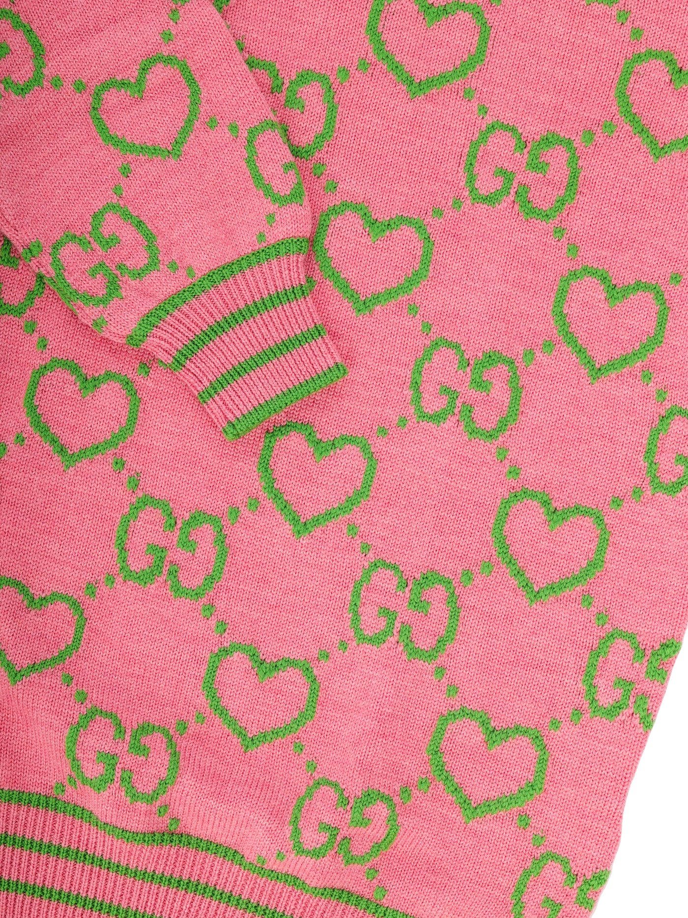 GUCCI KIDS GG HEARTS DRESS