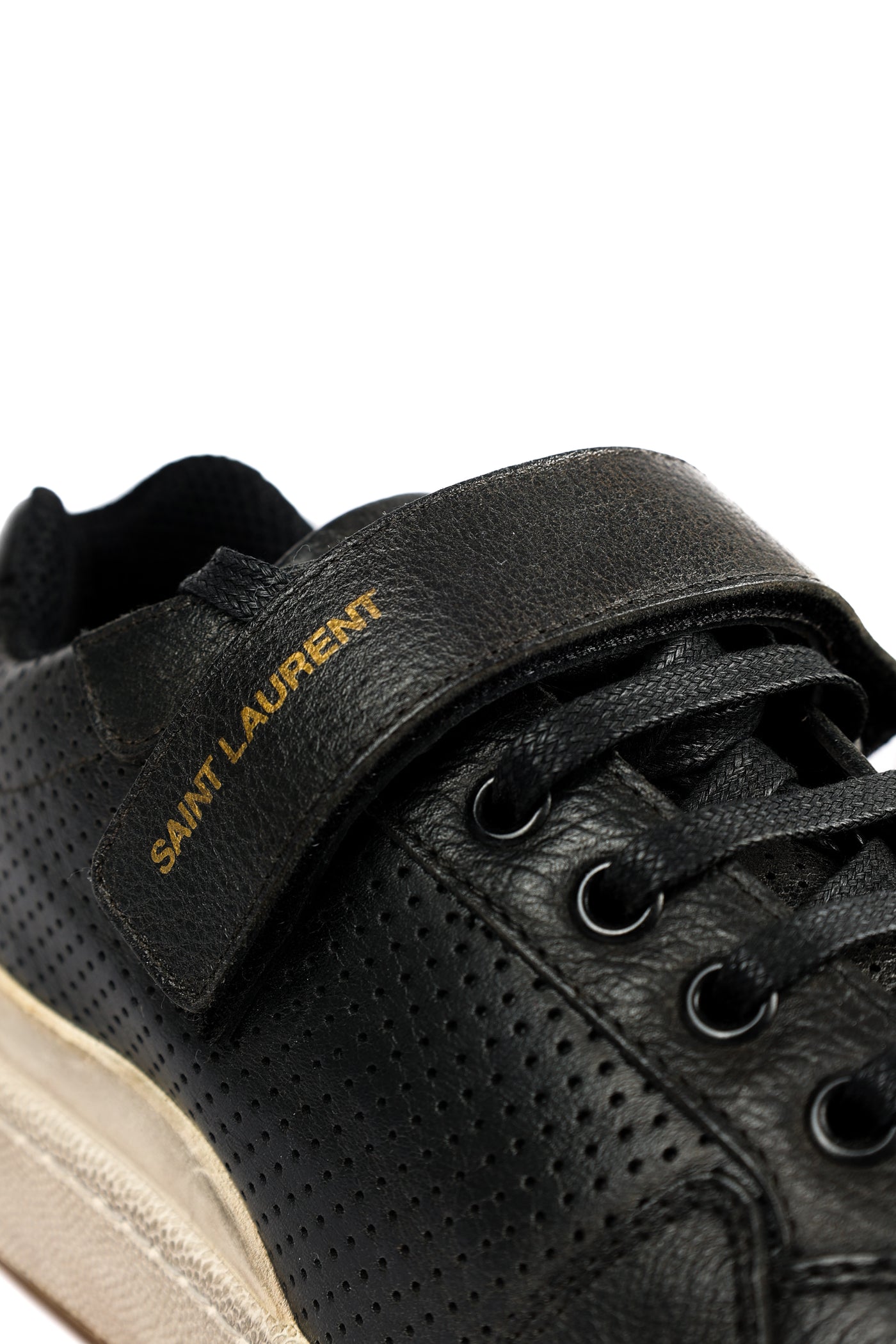 SAINT LAURENT LEATHER SNEAKERS