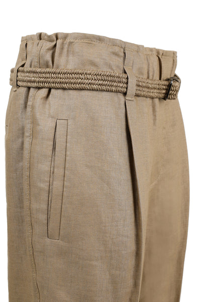 BRUNELLO CUCINELLI LINEN TROUSERS