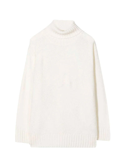 FENDI KIDS FF KNIT TURTLENECK PULLOVER