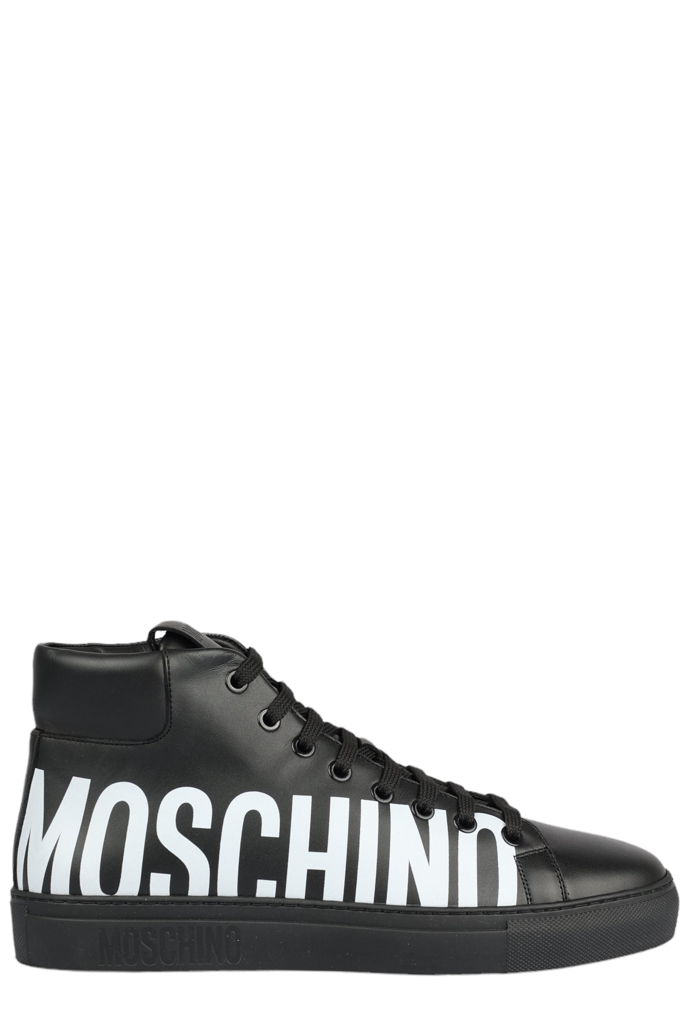 LOVE MOSCHINO LEATHER SNEAKERS