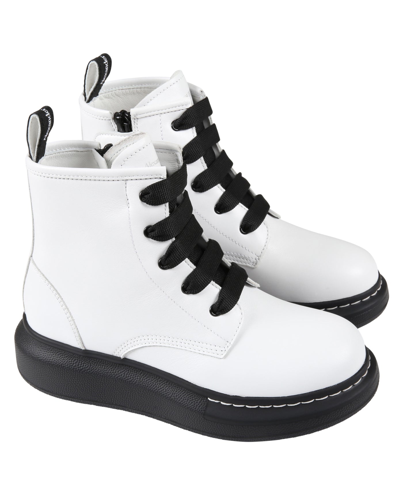 ALEXANDER MC QUEEN KIDS ANKLE BOOTS