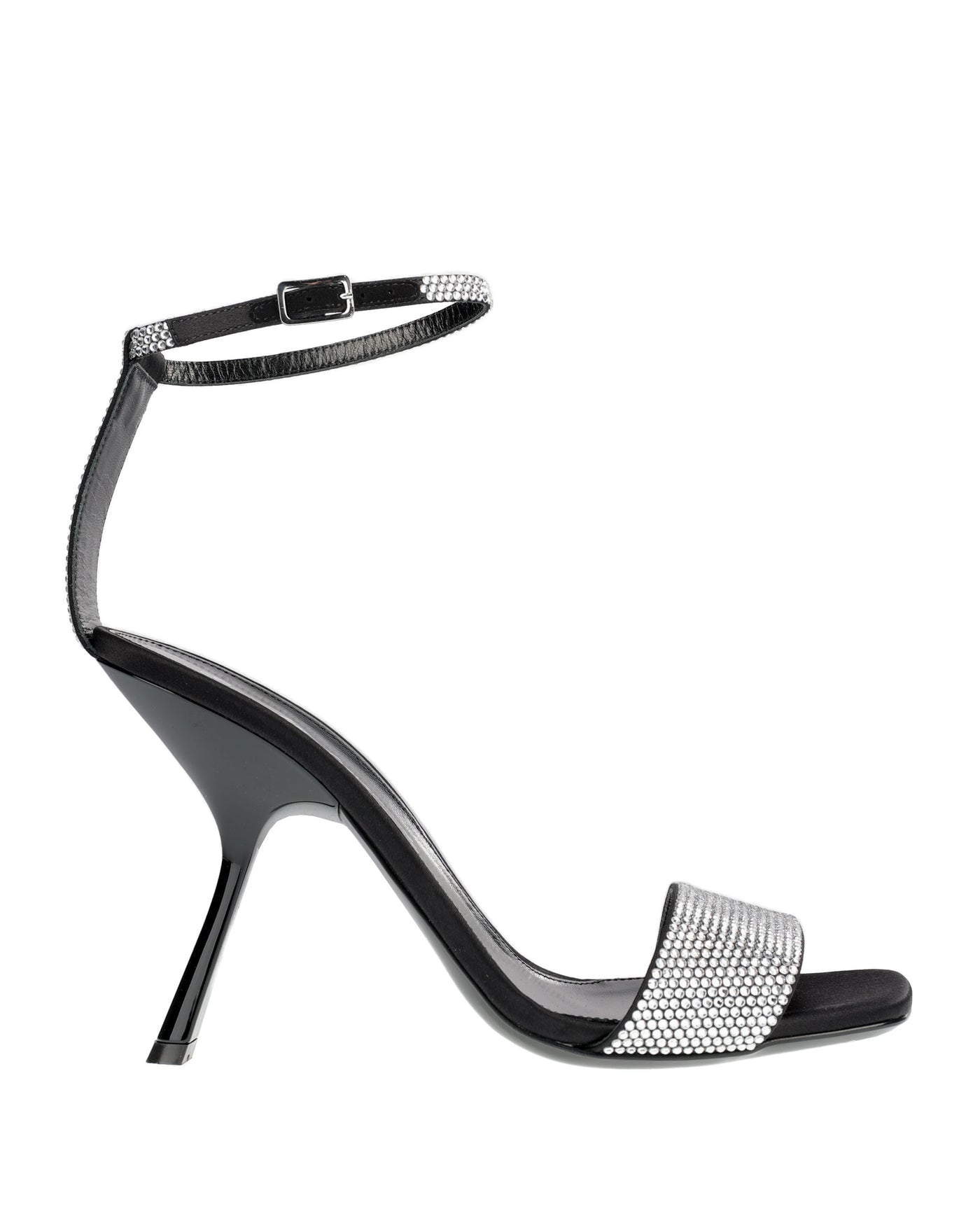 SERGIO ROSSI SANDAL WITH SILVER STRASS