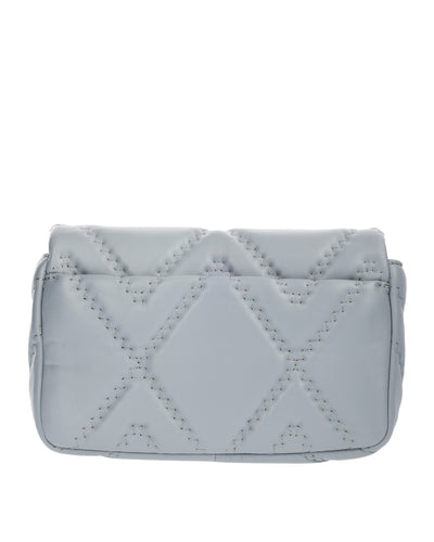 MARC JACOBS THE J MARC GRAY SHOULDER BAG IN QUILTED LEATHER