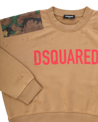 DSQUARED2 KIDS PRINTED CREWNECK SWEATSHIRT