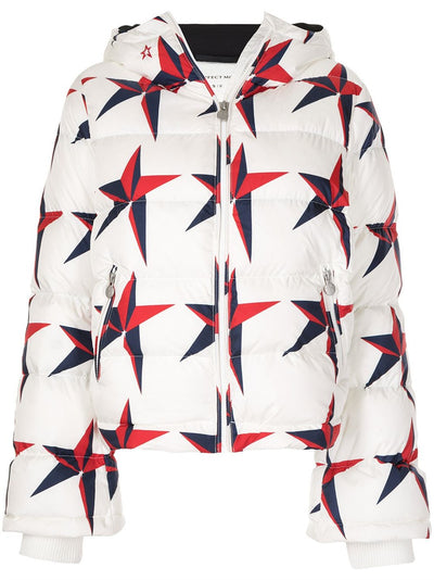 PERFECT MOMENT POLAR FLARE JACKETS STAR PRINT SNOW WHITE