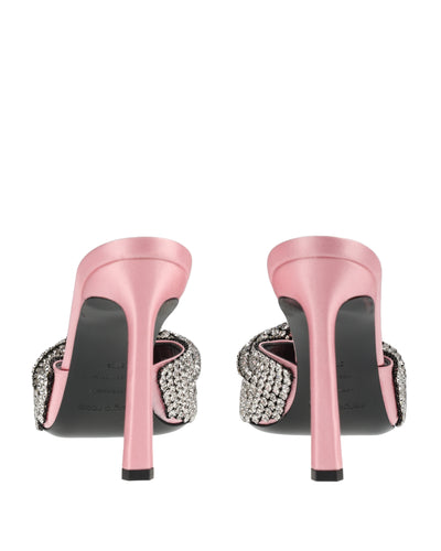 SERGIO ROSSI SANDAL WITH PINK STRASS