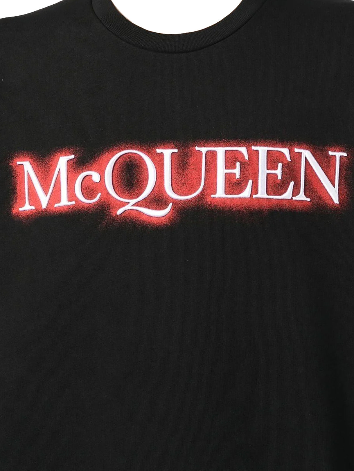 ALEXANDER MCQUEEN BLACK SWEATSHIRT