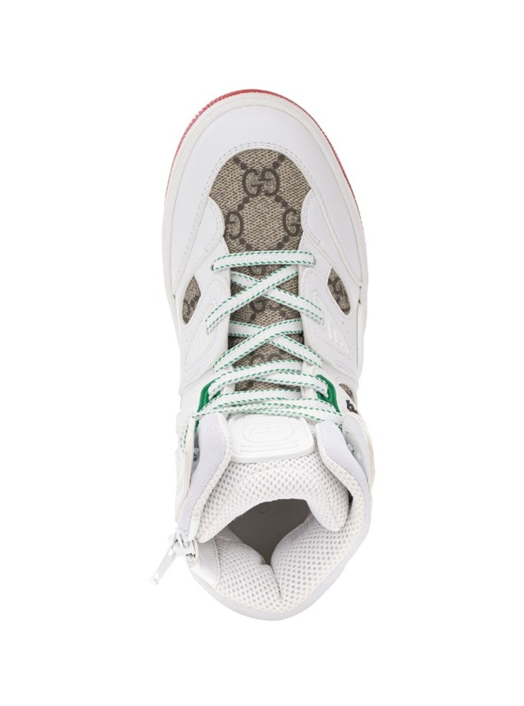 GUCCI KIDS BASKET LEATHER SNEAKERS