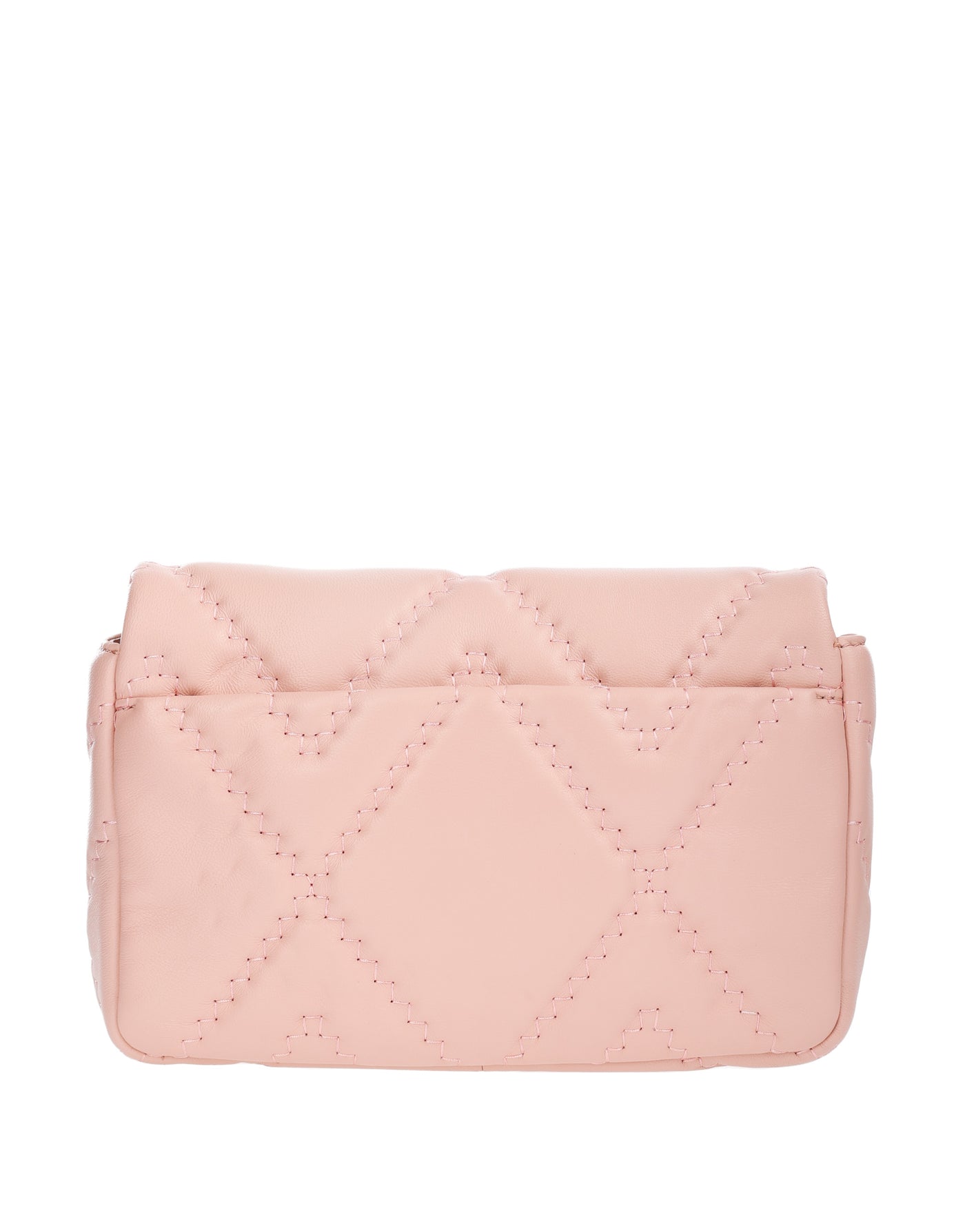 MARC JACOBS THE J MARC PINK SHOULDER BAG IN QUILTED LEATHER