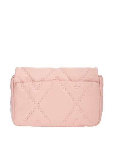 MARC JACOBS THE J MARC PINK SHOULDER BAG IN QUILTED LEATHER