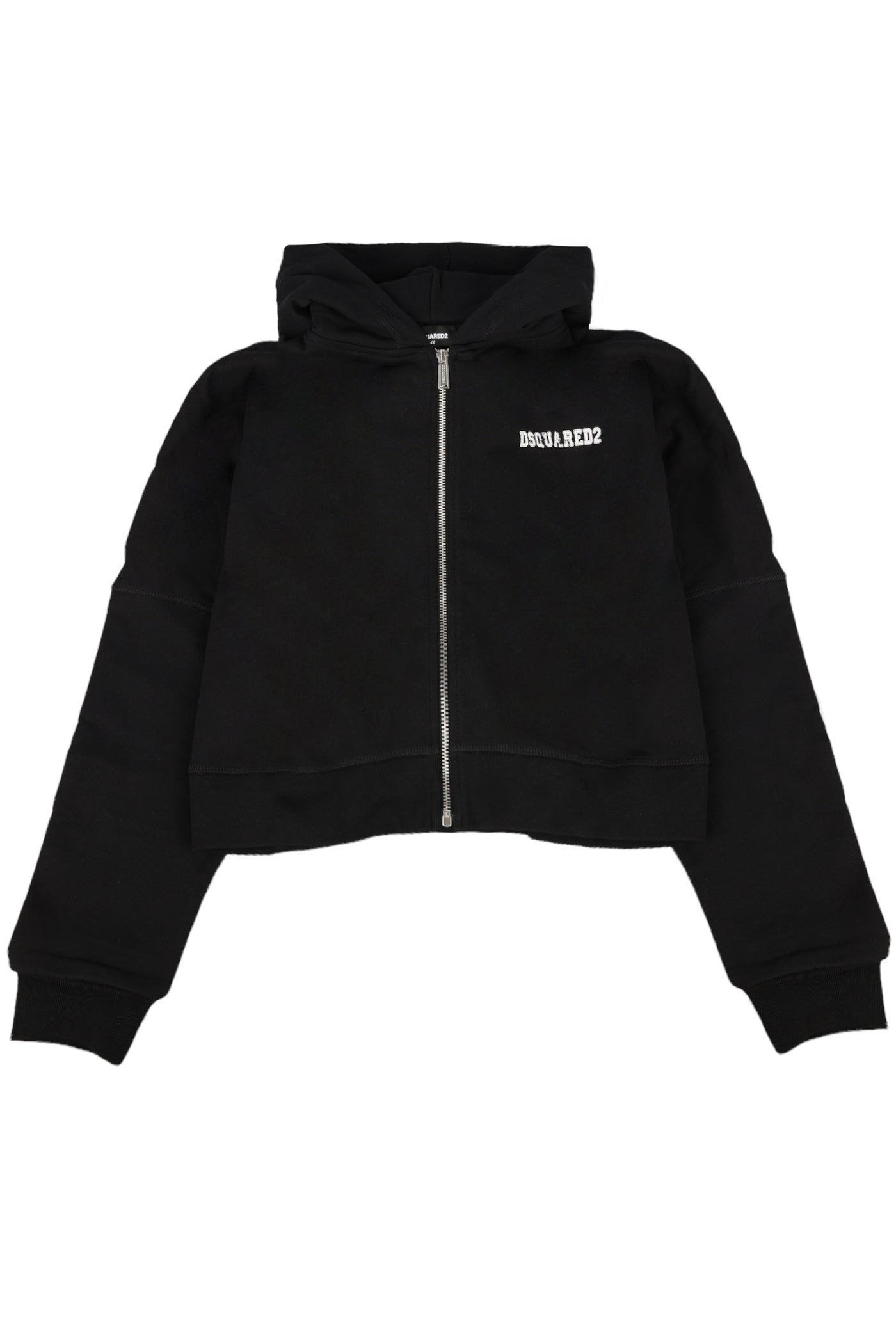 DSQUARED2 KIDS SWEATSHIRT WITH ZIP & HOOD