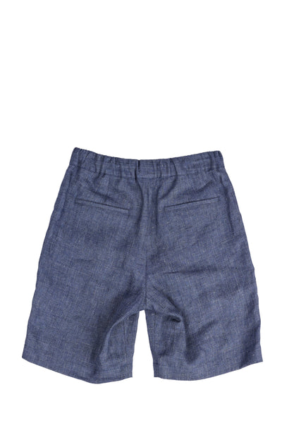 BRUNELLO CUCINELLI KIDS LINEN BERMUDA