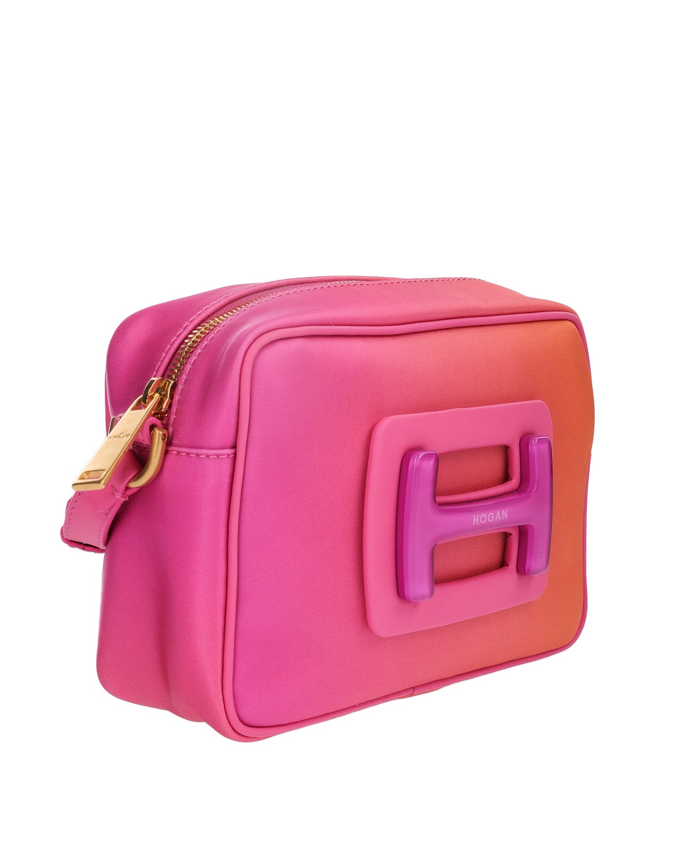 HOGAN H-BAG FUCHSIA SHOULDER BAG 