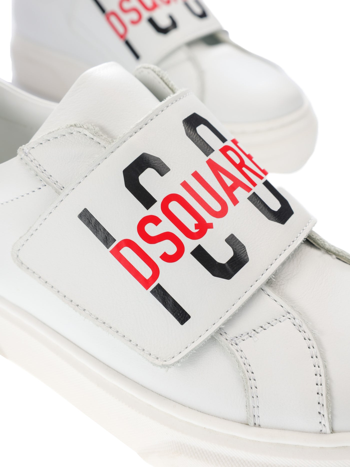 DSQUARED2 KIDS LEATHER SNEAKERS