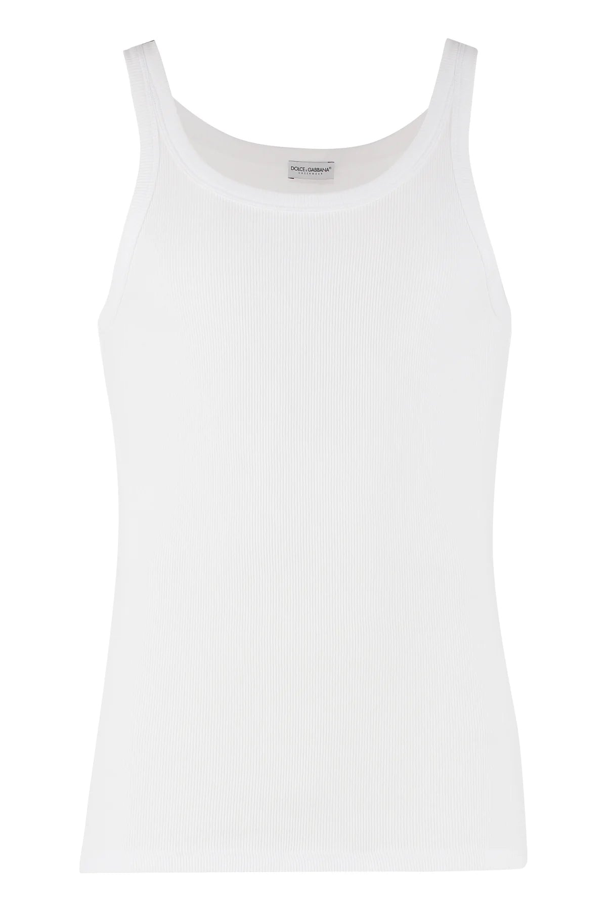 DOLCE & GABBANA COTTON TANK TOP