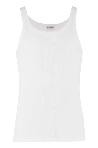 DOLCE & GABBANA COTTON TANK TOP