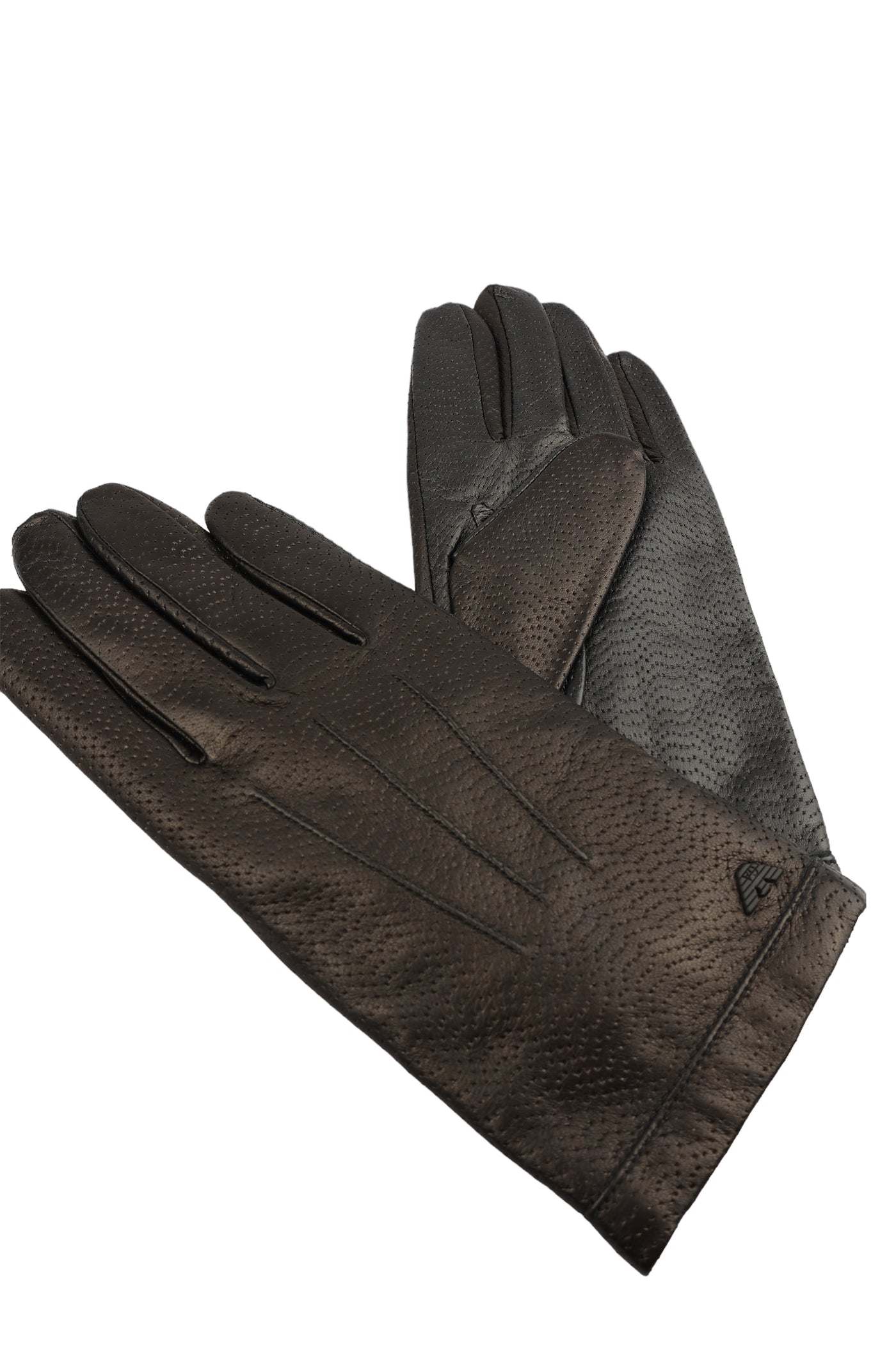 EMPORIO ARMANI LEATHER GLOVES