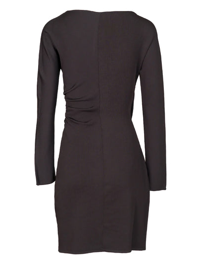 BOTTEGA VENETA V-NECK DRESS