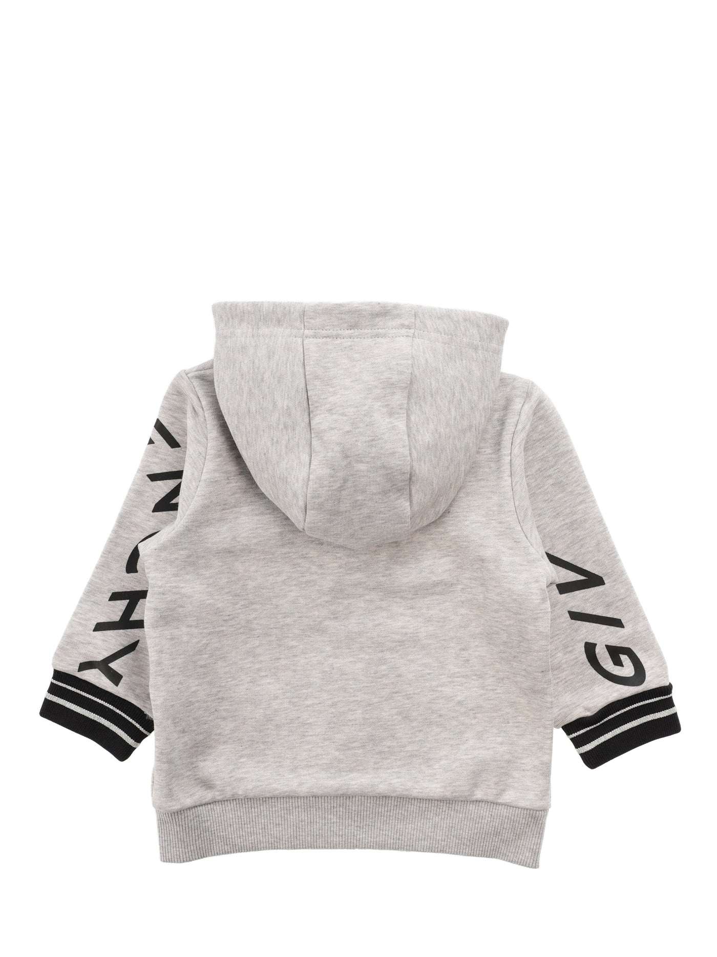 GIVENCHY KIDS SWEATSHIRT WITH ZIP & HOOD