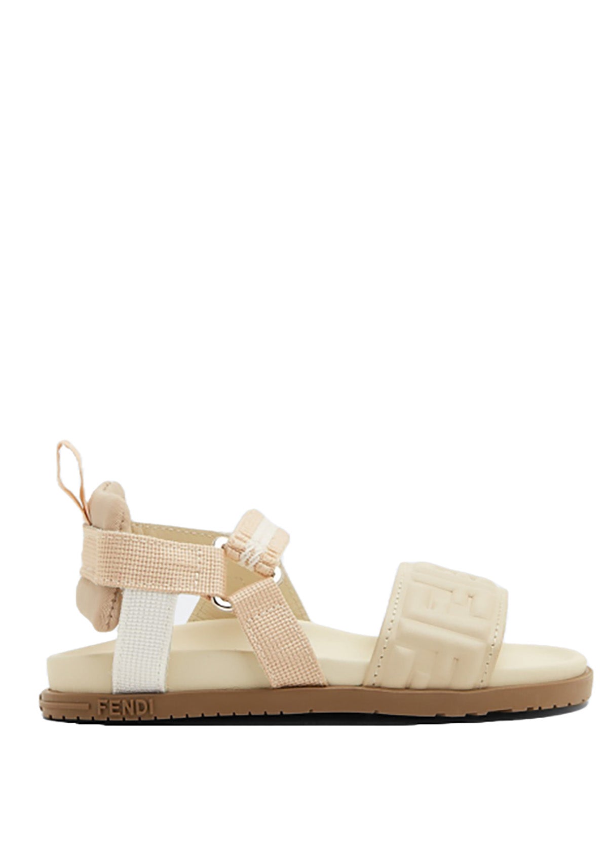 FENDI KIDS LEATHER SANDALS