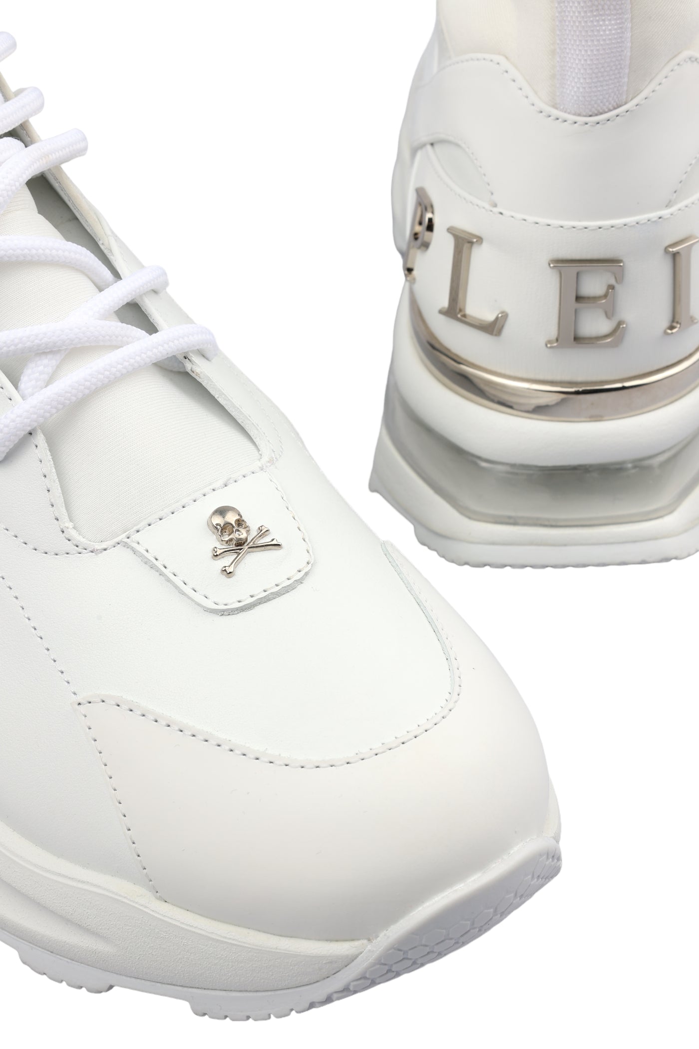 PHILIPP PLEIN LEATHER SNEAKERS