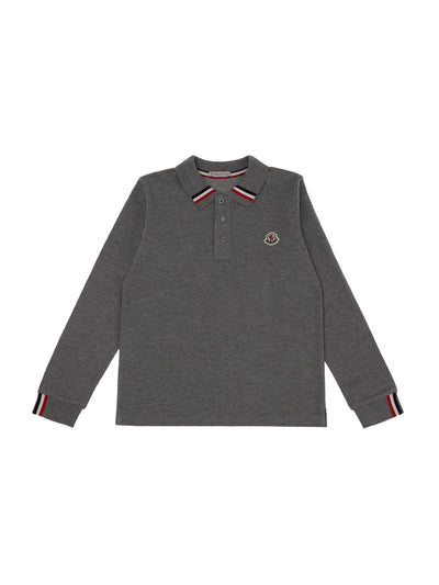 MONCLER KIDS POLO LONG SLEEVE