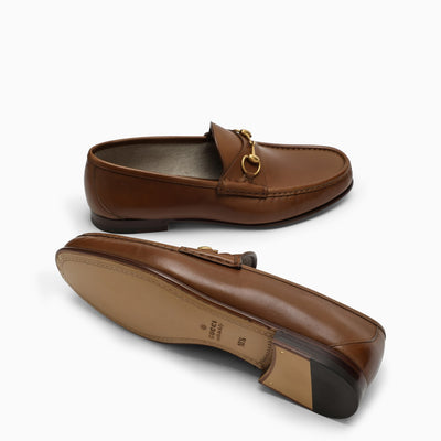 GUCCI BROWN MOCCASINS 1953 WITH HORSEBIT