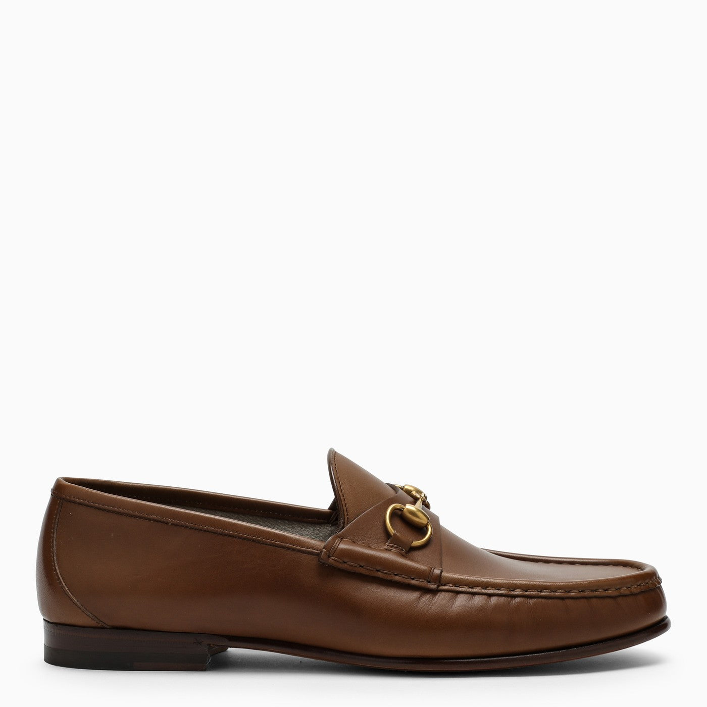 GUCCI BROWN MOCCASINS 1953 WITH HORSEBIT