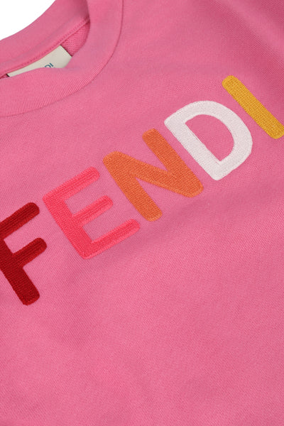 FENDI KIDS SWEATSHIRT WITH LOGO