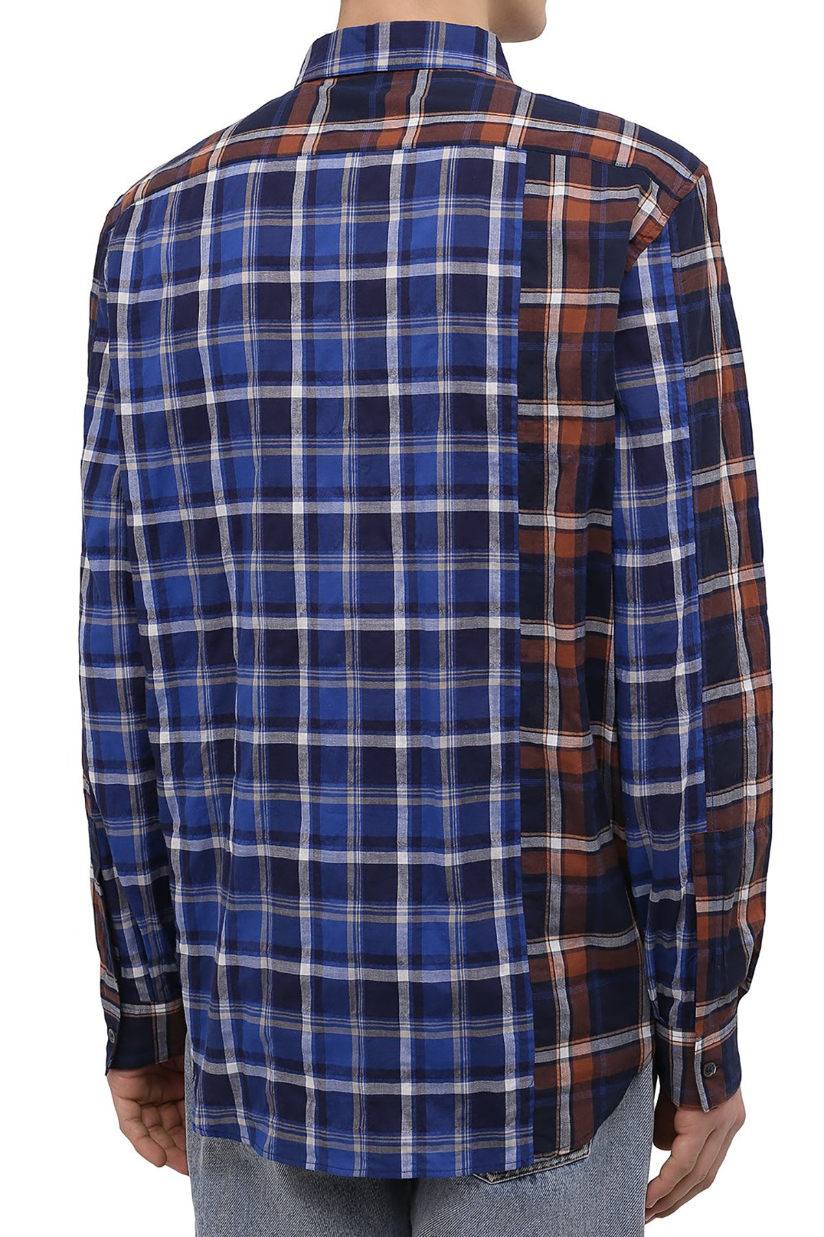 LOEWE PATCHWORK CHECKED SHIRT