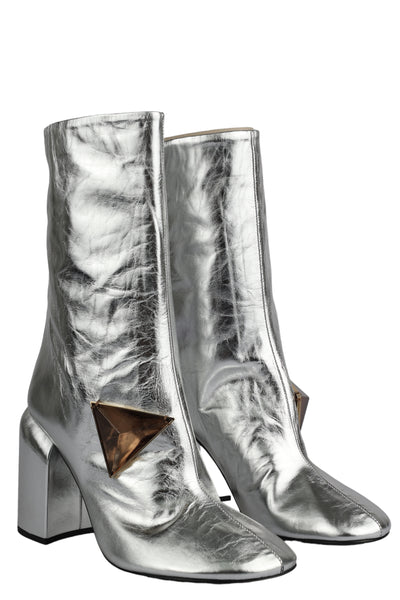 JIL SANDER LEATHER BOOTS