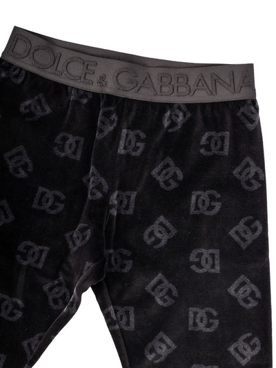 DOLCE&GABBANA KIDS PANTS WITH LOGO