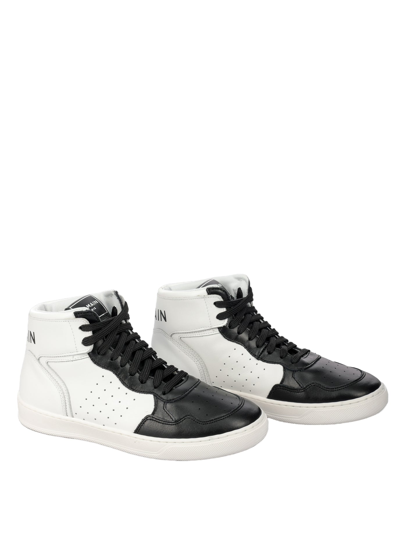 BALMAIN KIDS LEATHER SNEAKERS