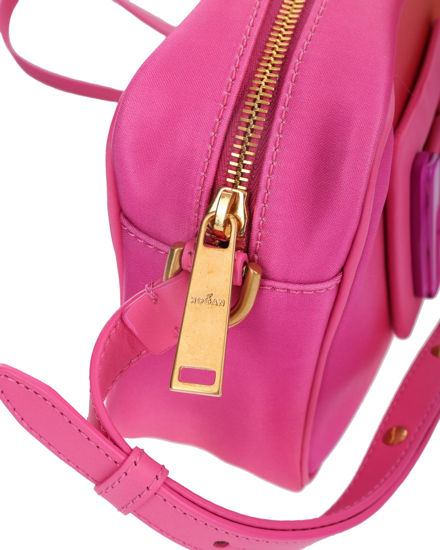 HOGAN H-BAG FUCHSIA SHOULDER BAG