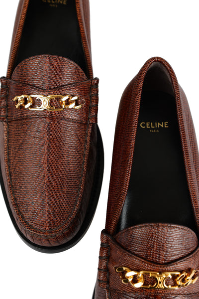 CELINE LEATHER LOAFERS