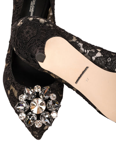 DOLCE & GABBANA BELLUCCI TAORMINA LACE PUMPS