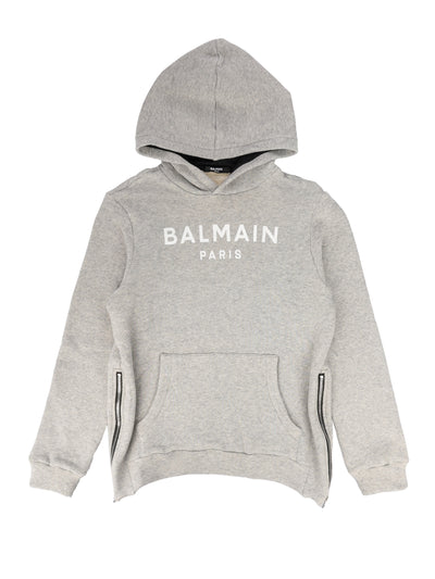 BALMAIN KIDS SWEATSHIRT WITH HOOD