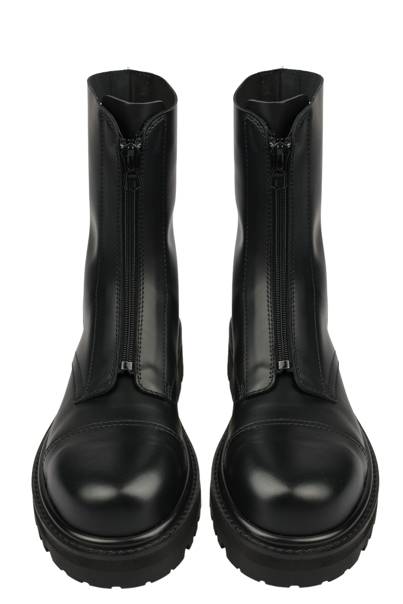 VETEMENTS LEATHER BOOTS