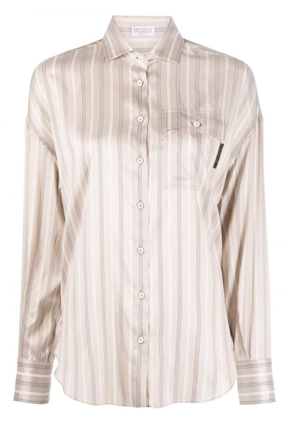 BRUNELLO CUCINELLI SILK SHIRT