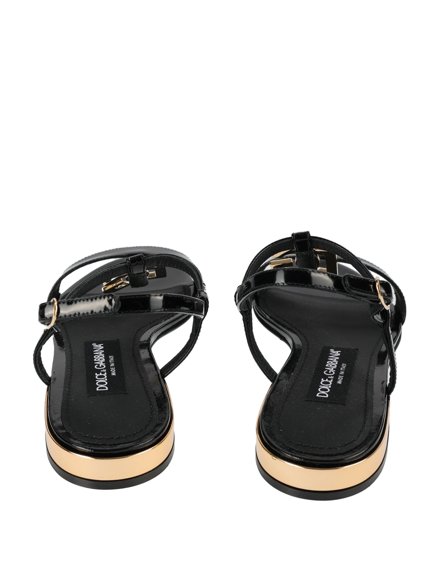 DOLCE & GABBANA BLACK SANDAL