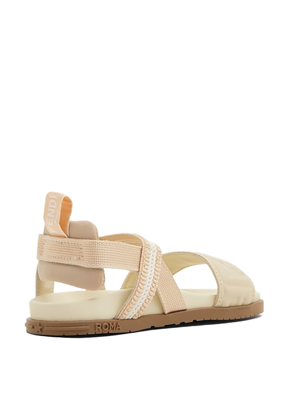 FENDI KIDS LEATHER SANDALS