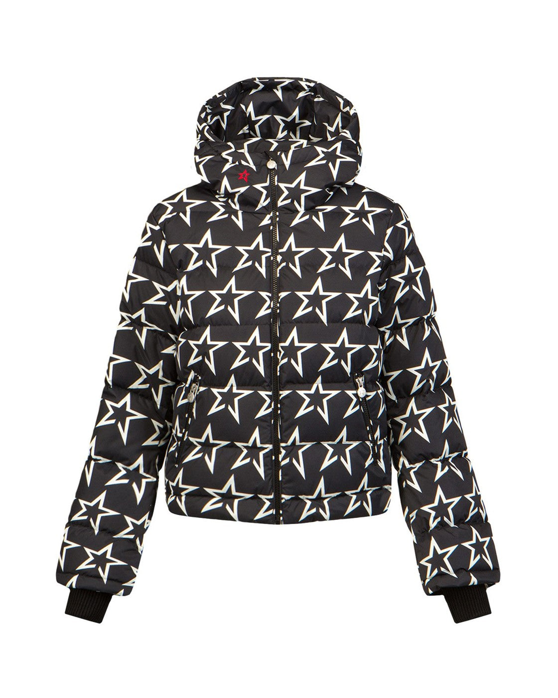 PERFECT MOMENT POLAR FLARE SKI JACKET STAR PRINT