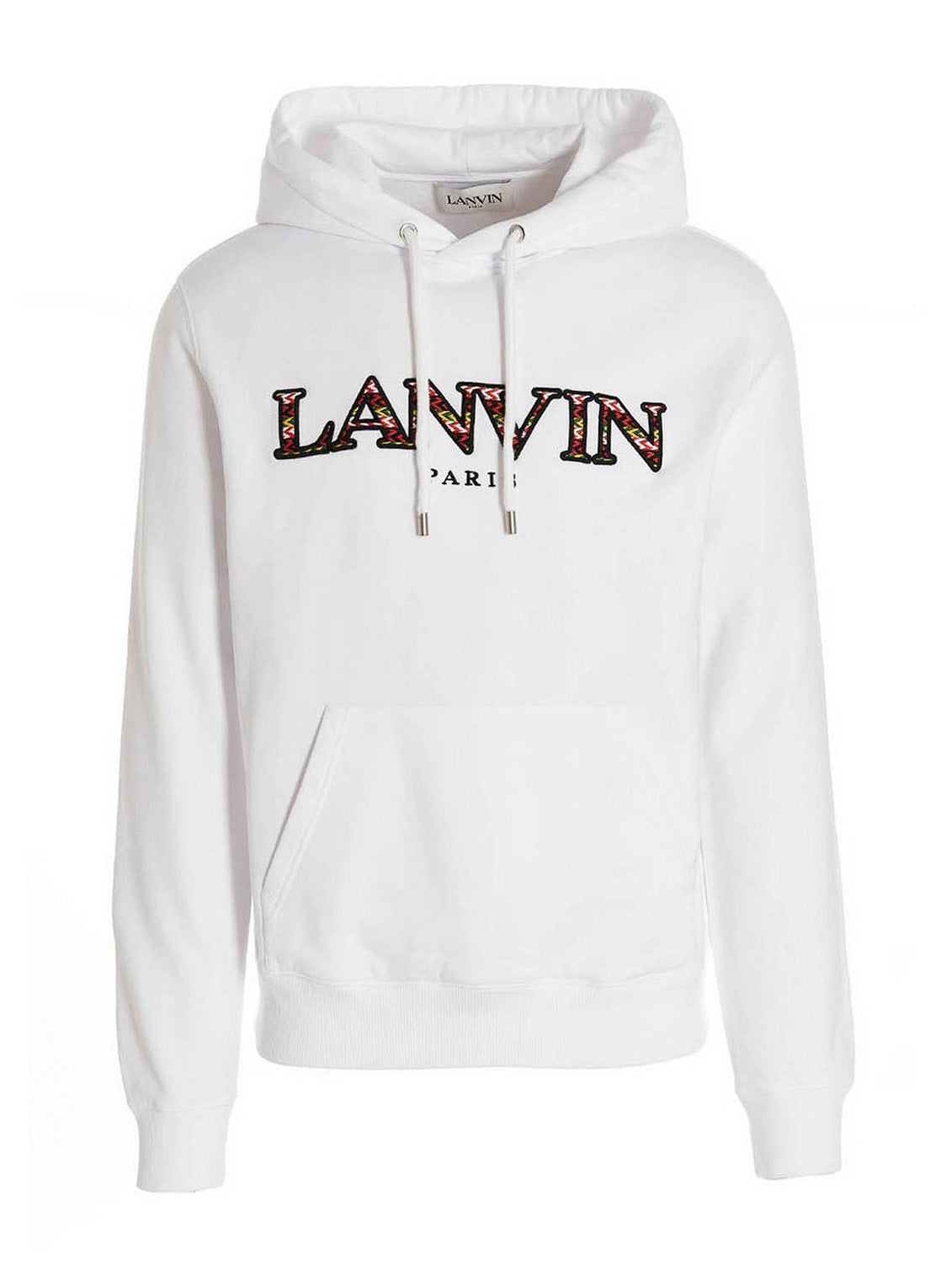 LANVIN WHITE HOODED SWEATSHIRT