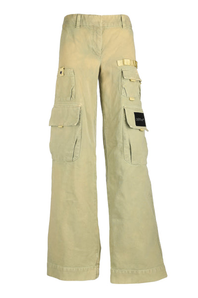 OFF WHITE GREEN TROUSERS