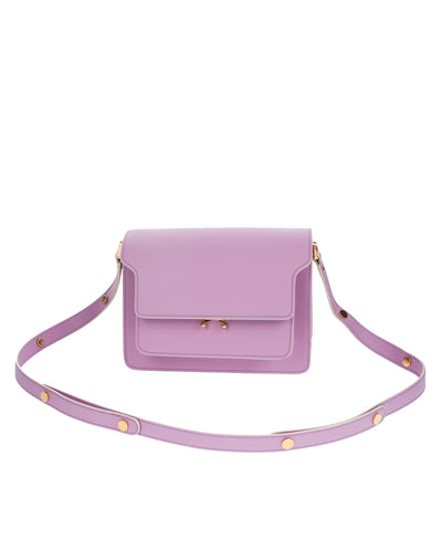 MARNI TRUNK LILAC SHOULDER AND SHOULDER BAG 