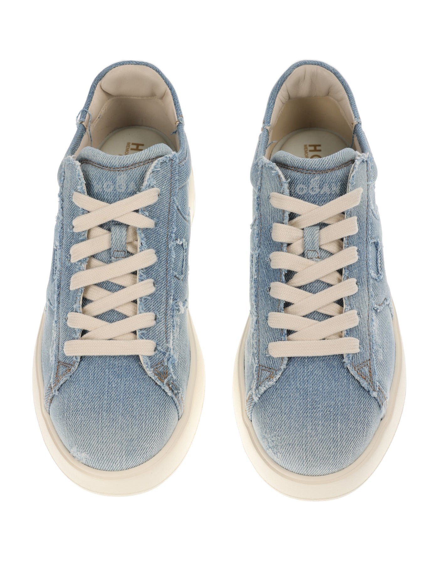 HOGAN LIGHT BLUE JEANS SNEAKERS 