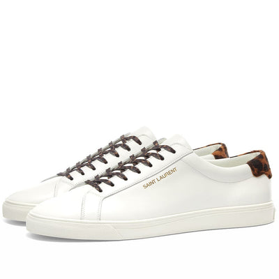 SAINT LAURENT ANDY LOW TOP SNEAKERS